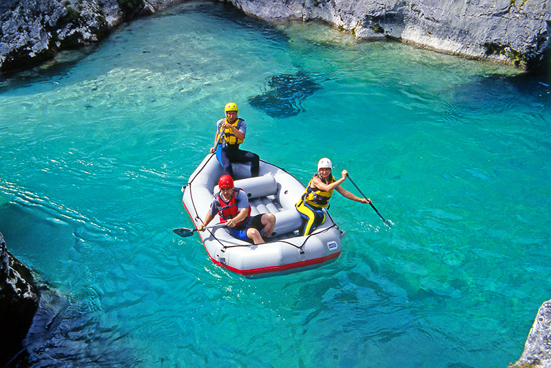 Wonderful Soca River in Slovenia